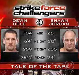 Strikeforce.COLE vs JORDAN